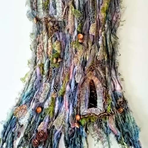 Justine's textile hanging